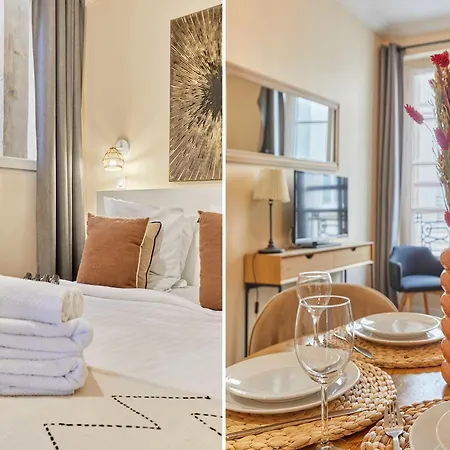 Charming With Ac Center Of Apartman Párizs
